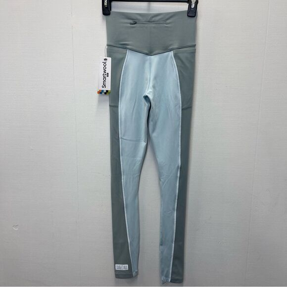 Smartwool Leggings Size XS Gray Blue - Picture 10 of 12